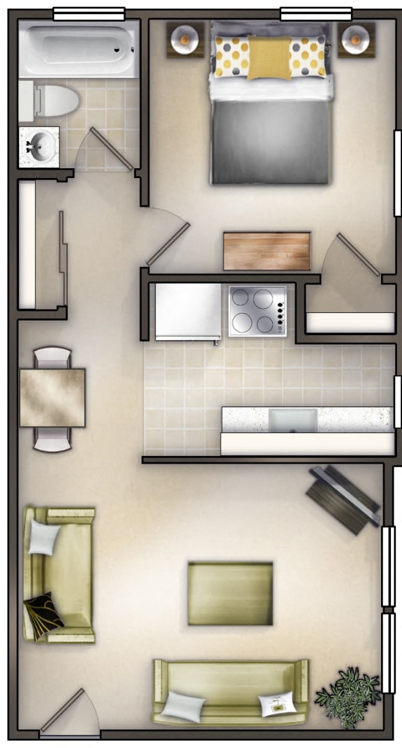 Floor Plans of Frederick Greenes Apartments in Frederick, MD